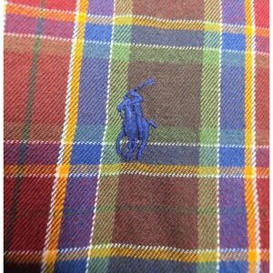 Polo Ralph Lauren Shirt Mens‎ M  Plaid Oxford Shirt Long Sleeve Multicolor